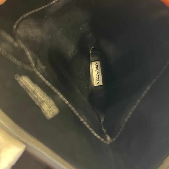 Steve Madden Dollie Black Leather Western Knee High Cowboy Boots Size 8.5 - Picture 7 of 12